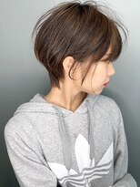 ラウンジ モリオ イケブクロ(Lounge MORIO Ikebukuro) 【morio池袋】大人可愛い前下がり透け感ショート♪