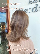 ヘアー リードレス(hair Re:dress)&nbsp;ひし形が大人かわいい20代30代おすすめヘルシーレイヤー
