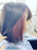 インナーカラー×ビビットピンク