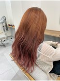 ピンクグラデーション