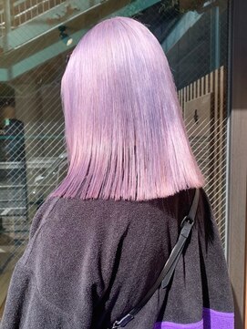 ベレーザ 渋谷(BELEZA) 539ロイヤルパープルネオンカラーディープパープルこなれヘア