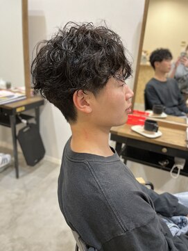 ラフ(LAFF) メンズ/パーマ/無造作/カーリー