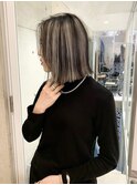 髪質改善トリートメント透明感ベージュカラーボブヘアセット豊橋
