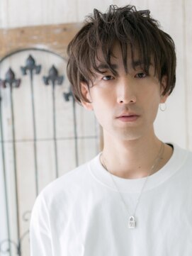 モッズヘア メン 上尾東口店(mod's hair men) 透けバングで優し気ナチュラル束感ウェットスタイルT北浦和