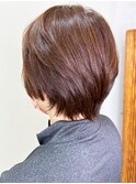 20代30代40代ナチュラルハイライト立体感ココアブラウン