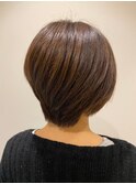 似合わせカット×ハンサムショート【ライトブラウン】