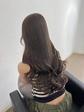 イオエ 梅田(ioe) ニュアンスカラー/グレージュ/ツヤ髪スタイル/髪質改善/縮毛矯正