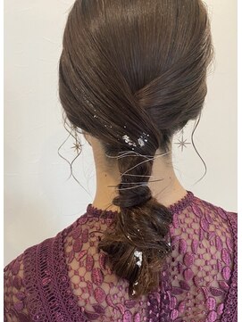 ヘアセットサロン サロンエイミー(salon aemii) タイトなローポニー