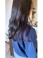 リュンヌ 門前仲町(lune)&nbsp;インナーカラーハイライトベージュカラーショートレイヤーボブ