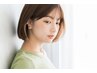 ●5月限定●似合わせカット+イヤリングカラーorハイライト+3step Tr ￥13700