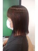 縮毛矯正ストレート   ボブ