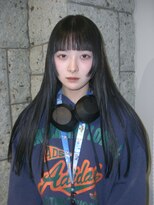 束&nbsp;ロング姫カット／縮毛矯正