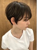 ショート・ボブ/面長/前髪あり/絶壁解消/30代/40代/50代/くびれ