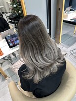 ロンドメリア 天神大名店(Lond Melia)&nbsp;★ミディアムヘア暗めカラーグランマッシュデザインカラー艶髪★