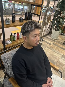 ノート ヘアーサロン(NOTE HAIR SALON) ホワイトメッシュ×スパイキーショート