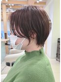 ショートボブ　