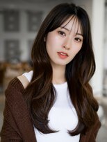 レノラ 本町(LENORA)&nbsp;☆フェミニンロング大人かわいいぱっつん前髪レイヤーカット小顔