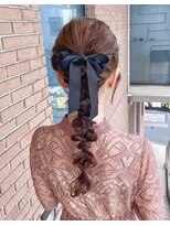 編みおろしヘアセット【原宿／明治神宮前】