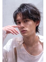 ハバナ 渋谷(HAVANA)&nbsp;フェザーパーマ/メンズショート/センターパート