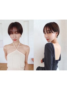 [カット+カラー+3stepトリートメント￥12320]多彩な色味を再現。白髪を自然にぼかす白髪ぼかしハイライトも