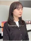 レイヤーカット*セミロングヘア*顔周り*前髪カット*髪質改善