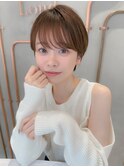 ミニウルフレイヤーカット顔周りカット前髪カットショート錦糸町