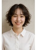 ボーイッシュショートパーマ