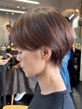 エルマノ 仙川(L mano) 〈t6〉大人ショートハイライト髪質改善キッズカット前髪30代40代