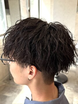 ハッシュタグネイビー 仙台駅前店(#NAVY) ツイストスパイラル仙台美容室波巻きシャドウパーマサーフカール