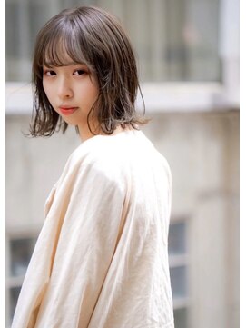 ミュー(MU) △ナチュラルカーキーベージュロブ△ 髪質改善 METEOカラー