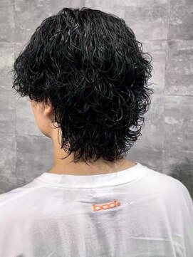 アノ 別府店(Ano.) 大分サーフカールシャドウパーマメンズ波巻きパーマ