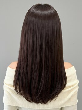 ロックス バイ マグ 松本(rocks BY MAG) 透明感◎アッシュブラウンロング×シースルーバング