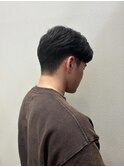 ツーブロック刈り上げメンズヘアリクルートビジネスアップバング
