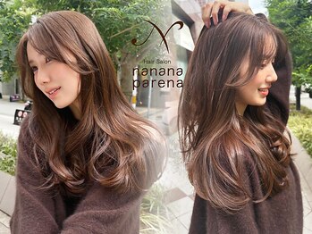 ナナナパレナ 梅田店(nanana parena)の写真/《小顔魅せを叶える顔周り&前髪カット★》一人ひとりの髪質や骨格を丁寧に見極め、印象をガラリとCHANGE♪