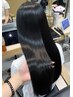 【柔らか極艶美髪】髪質改善縮毛矯正<プレミアム>+トリートメント