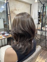 ティティアンバイイザ(titian by IZA)&nbsp;ハッシュレイヤー×オリーブグレージュ