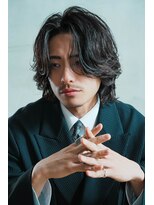 トリリオンヘアー by NoLimit 西梅田店&nbsp;『メンズ梅田美容室』色気×センターパート