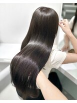 ベレーザ 川越(Beleza)&nbsp;ba16979_アッシュブラックブリーチなし透明感髪質改善ストレート