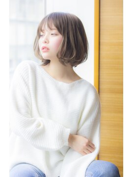 ラフ フロム ガーデン(Laf from GARDEN) 【Ramie寺尾拓巳】大人女子のグレージュ×小顔大人ボブ
