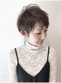 刈り上げ女子のエッジショート/刈り上げショート