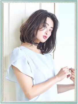 ノアエクレ 銀座(noah ecle) 『noah parfait大島流』透明感◎アッシュベージュ外ハネロブ