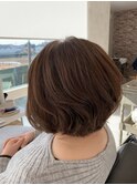 前下がりグラデーションボブ