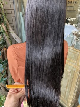 アルモ ヘア フア 東静岡(ALMO hair HUA) 【30代女性】超音波酸熱トリートメントで艶髪