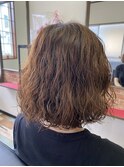 スパイラルウェーブボブ