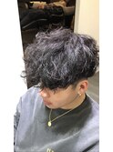 外国人くせ毛風パーマ