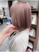 天神 大名 ピンクベージュ ケアブリーチ