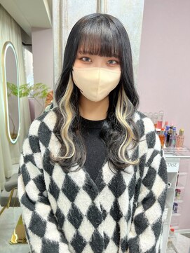 ガルボヘアー 名古屋栄店(garbo hair) インナー イヤリングカラー プルエクステ ロング