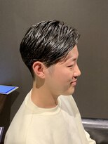 ビーダンディー(Bee dandy)&nbsp;ビジネスツーブロックマッシュショート 耳掛けセンターパート