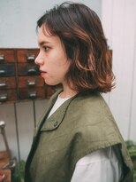 美容室クローバー 新小岩店(clover)&nbsp;強めロブ スタイル〔新小岩駅〕