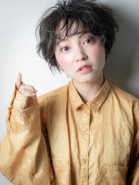 カバーヘアアンドスパ ブリス 浦和(COVER HAIR&SPA bliss) ステップボーンカットショートマッシュパーマx浦和20代30代40代